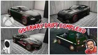 GTA 5 ONLINE - GIVEAWAY DRIFT COMPLEXO CLAY MOD #gta5 #gtaonline #xboxseries #encontrodecarros