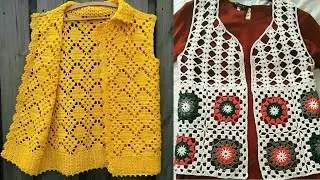 CHALECOS HERMOSOS DE MUJER TEJIDOS EN CROCHET MODELOS LINDOS