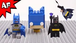 Lego Blue Batman VS Bad Batman Brick Building Brickheadz with Alfred