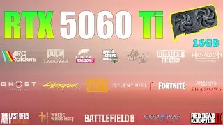 RTX 5060 Ti 16GB : 22 Games Tested | The Mid-Range King?
