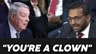 Kash Patel Started SWEATING as Senator Durbin DESTROYS him to his face