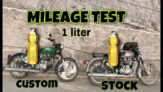 MILEAGE TEST IN ROYAL ENFILED CLASSIC 350 | MY NEW TYRES MICHELIN SIRAC STREET|