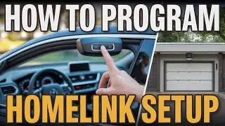 How to Program a Garage Door Opener to Your Car - HomeLink