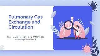 Pulmonary Gas Exchange + Pulmonary Circulation | Rida Hussain | CVP 112