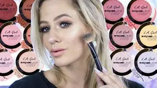 LA GIRL STROBE LITE SWATCHES ON FACE! | South African Youtuber