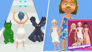 Doll Designer 👗👸👗 All Levels Gameplay Trailer Android, iOS DD1GP16