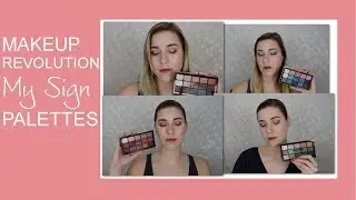 Makeup Revolution My Sign Palettes - Earth, Air, Water, Fire | Swatches, Review & Demo