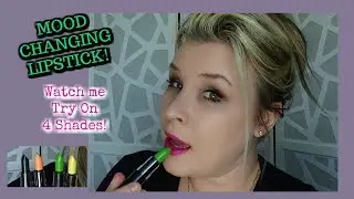 COLOR-CHANGING LIPSTICK! | WATCH ME TRY ON 4 SHADES