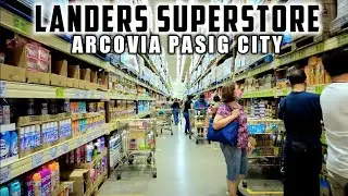 [4K] Super Mega Sale at LANDERS SUPERSTORE Arcovia Pasig City! Full Shopping Tour!