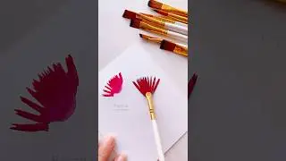 Types of paint brushes and how to use #painting #art #shorts