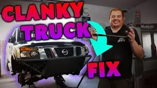 Установка нижних рычагов подвески Nissan Titan