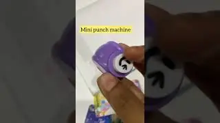 Mini punch machine #satisfying#sationaryhaul#color#shorts