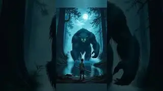 A Giant Animal Attacking the boys