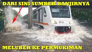 TERNYATA !! Dari Sini Lah Asal Air Banjir Yang Merendam Jakarta Barat !!