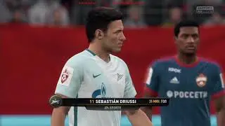ЦСКА (Москва)  &mdash; Зенит (Санкт Петербург) Симуляция матча, FIFA 18