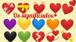 Os significados dos emojis de coração ♥️