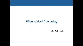 Hierarchical Clustering Algorithm | Numerical Example