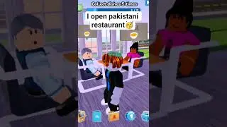 FINALY I OPEN PAKISTANI RESTAURANT IN ROBLOX #roblox #shortviral #trending