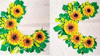 wall hanging craft ideas with paper/paper craft wall hanging/ Lamha art and craft