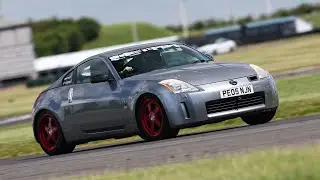 Bedford autodrome new PB 2:53 on yokohama ad09 (track day nissan 350z)