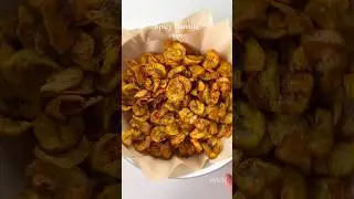 Чипсы Airfry Spicy Banana #вирусный #хрустящий #закуска #чипсы #банан #банановыечипсы #asmr #тренд