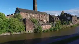 Dji Phantom 4 Drone Footage Derelict Canal Buildings Stoke On Trent