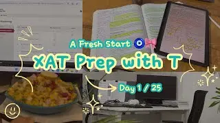 Day 1: Rebuilding My Prep | XAT 2026 Study Vlog