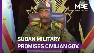 Sudan interim leader promises civilian government