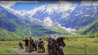 350km en moto trail boucle Haute-Savoie Juin 2020