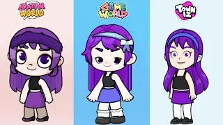 💜Behania Powerpuff Girls Style Look In 3 Gameplay #pazu #avatarworld #towniz #gameworld