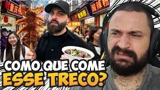 React Provando Comidas na China... Fiquei Chocado com o Que Vi 😶