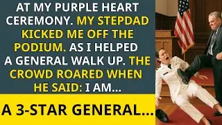 At My Purple Heart Ceremony, Stepdad Kicked Me Off the Podium&mdash;For Carrying a General&mdash;Then&hellip;