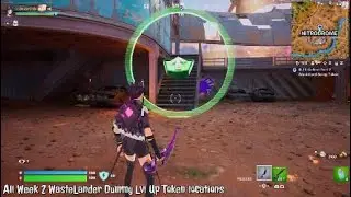Fortnite  All Week 2 Wastelander Dummy level Up Token Locations