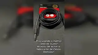 Review: Cabo P10 ELETROLON Mono 90&ordm; Graus Viol&atilde;o Guitarra Baixo 5m Metros