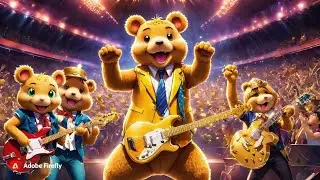 Rock'in with Teddy Bears Band-Number 1 song     #number 1 song #no 1 #teddy bear #teddy bear cartoon