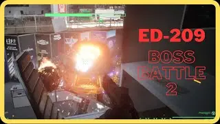 ED 209 Arms Race Boss Battle Robocop Rogue City Video
