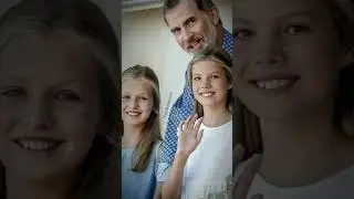 king felipe vi with daughter💓 #princessleonor #infantasofia ✨✨
