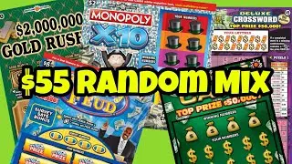 Md Lottery 🟡 Gold Rush, Monopoly, Crazy Cash, Family Feud, Deluxe Crossword Scratch Off Tickets