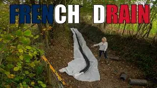 We Tried To Build Our A FRENCH DRAIN With No Experience