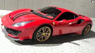 FERRARI 458 ITALIA ( 4.5L V8 engine, producing 562 hp at 9,000 rpm ) #dubai #shorts #music #shorts 