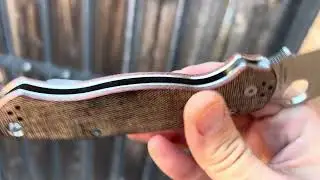 День 28. Spyderco Paramilitary 2 Cruwear Micarta