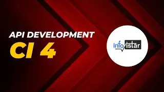 SignUp API in CodeIgniter 4 #APIDevelopment #Infovistar #codeigniter4 #androidapp