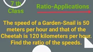 The speed of a Garden-Snail is 50 mph and of the Cheetah is 120 kmph. Find the ratio of the speeds.