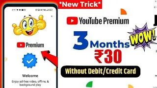 Get YouTube Premium 1 Month Subscription in 10 Rupees Only | YouTube Premium Membership Rs-10 Only😱