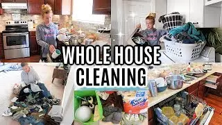 WHOLE HOUSE CLEANING 2019 | ALL DAY CLEAN WITH ME | EXTREME CLEANING MOTIVATION | SAHM
