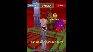 Ez parkour in Grow a Garden #roblox #growagarden