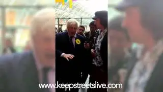 Boris Johnson talks to Keep Streets Live's Jonny Walker about Camden