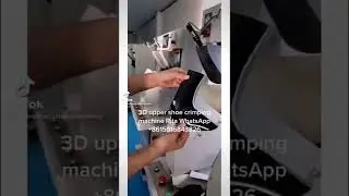 3D upper shoe crimping machine