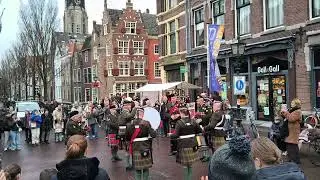 Scottish band playing in delft netherlands