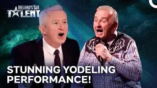 60-Year-Old Johnny Quinn Stuns with Yodel | Ireland's Got Talent